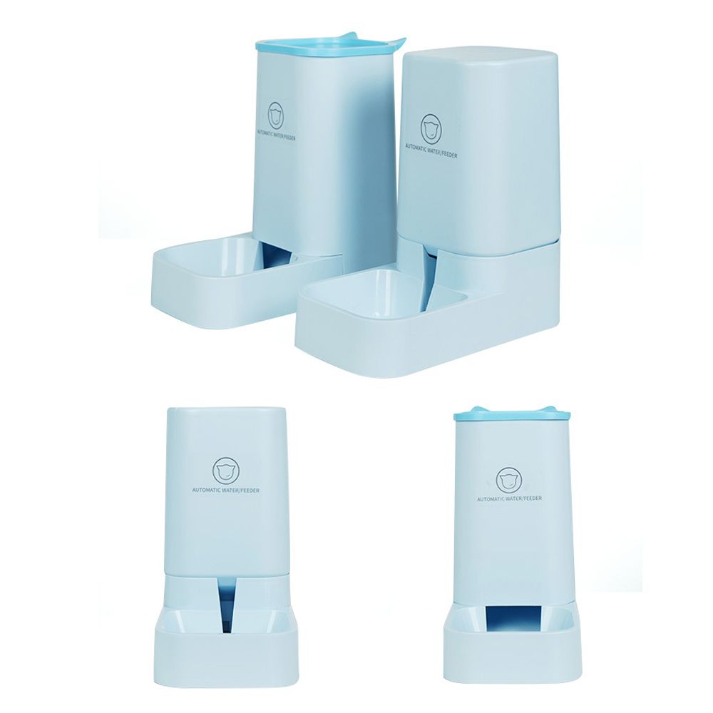 Pet Water Dispenser Food Feeder Self-Dispensing Gravity