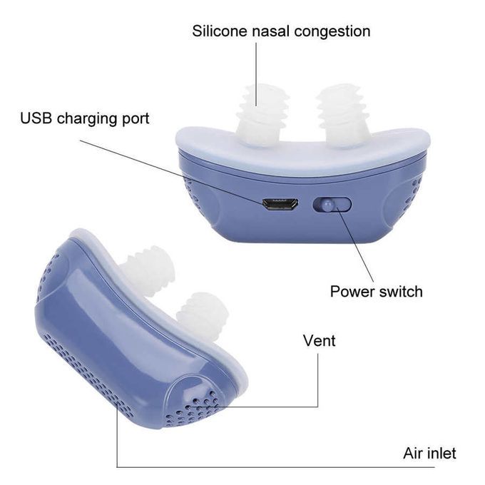 Electric Anti Snoring Device Sleep Apnea Snore Aid Stopper