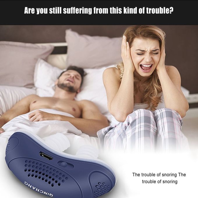 Electric Anti Snoring Device Sleep Apnea Snore Aid Stopper