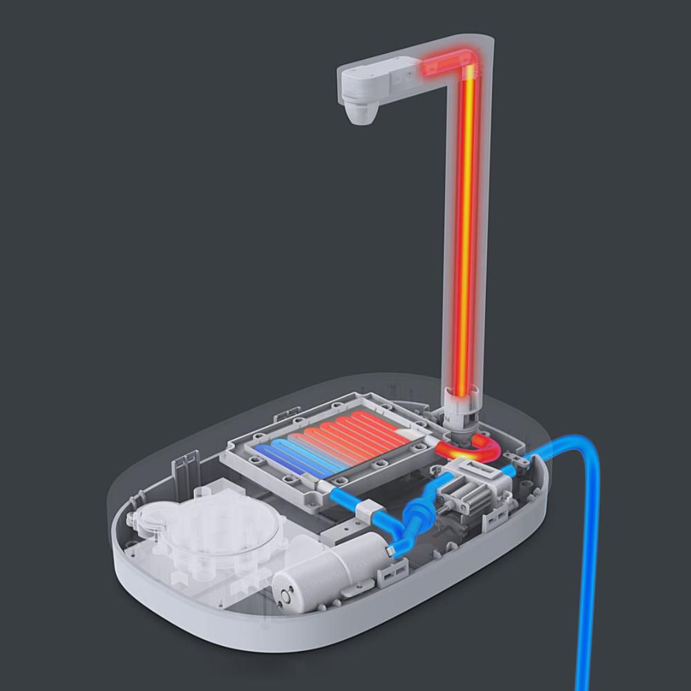 Xiaolang TDS Hot Water Dispenser Adjustable Temperature Volume Fast Boil Water Quality Tester Touch HD-JRSSQ01 Dispenser 220V 2100W
