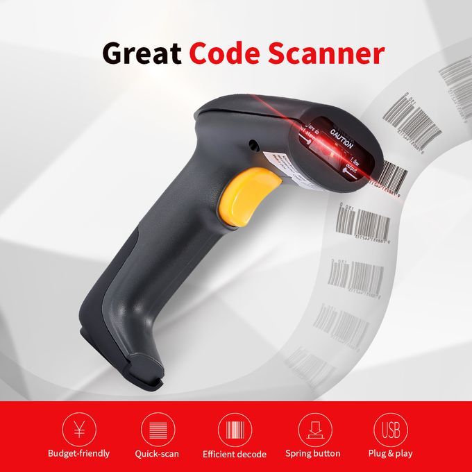 Wired Barcode Scanner USB Code Reader