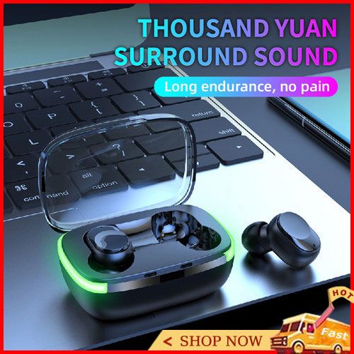 Stereo Noise-cancelling 5.1 Wireless Bluetooth Headset With Ambient Light Headset