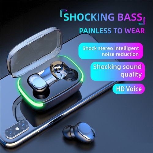 Stereo Noise-cancelling 5.1 Wireless Bluetooth Headset With Ambient Light Headset