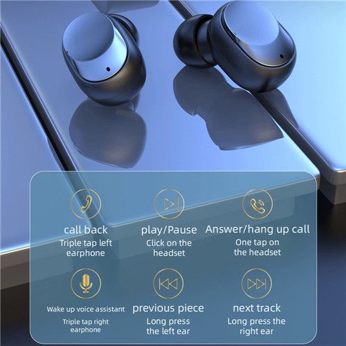 Stereo Noise-cancelling 5.1 Wireless Bluetooth Headset With Ambient Light Headset