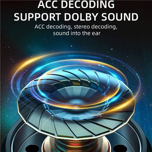 Stereo Noise-cancelling 5.1 Wireless Bluetooth Headset With Ambient Light Headset