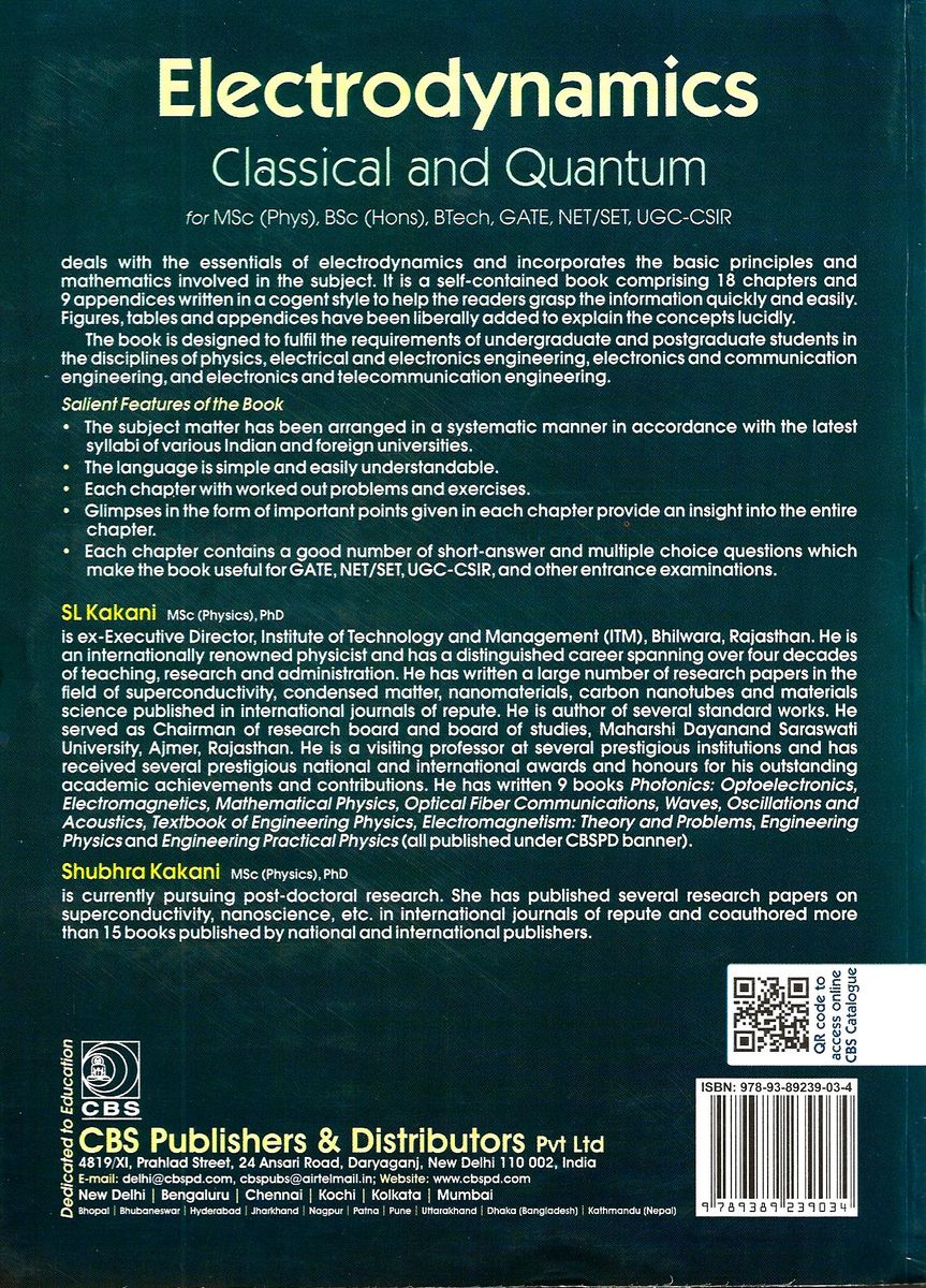 Electrodynamics: Classical And Quantum