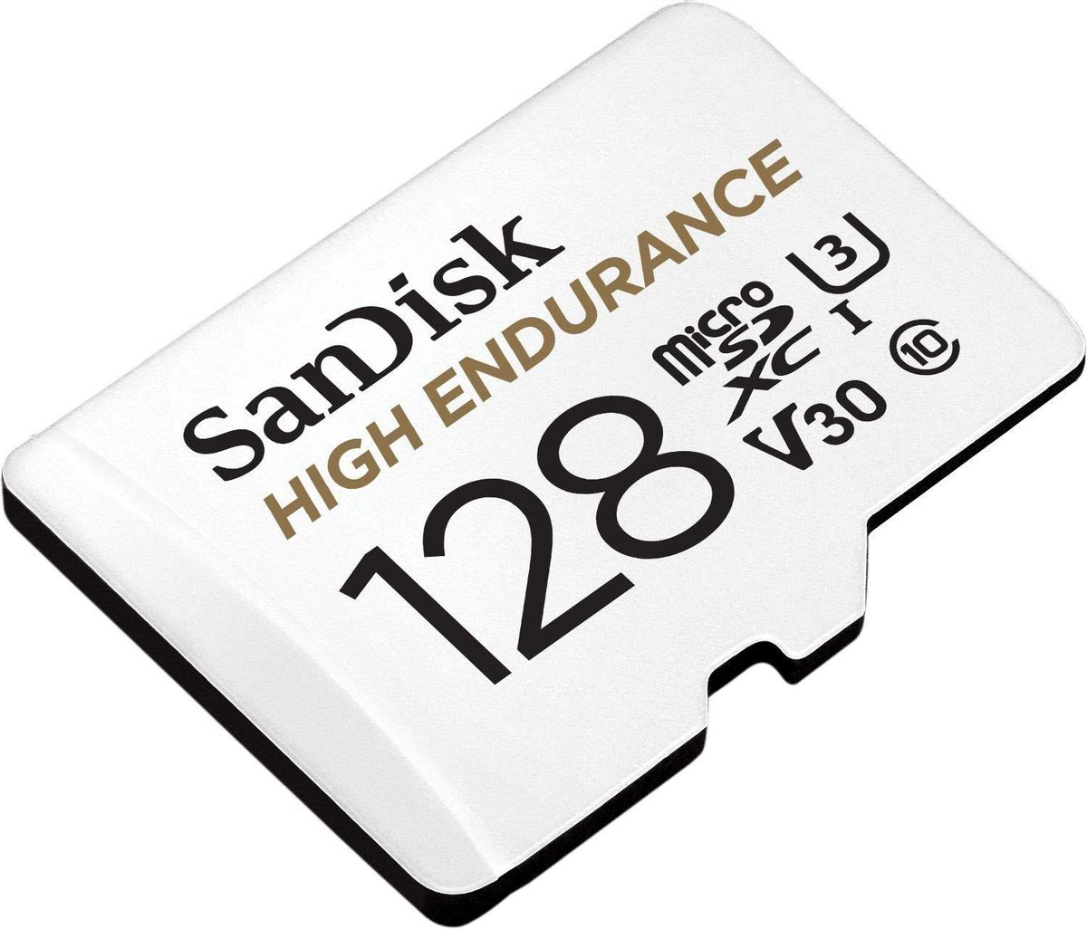 SanDisk High Endurance 128 GB MicroSDHC Card With SD Adapter