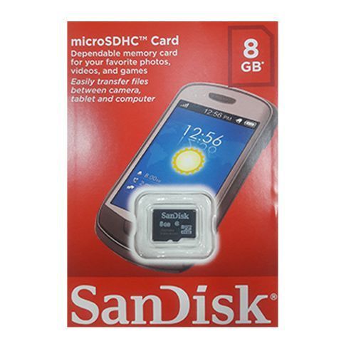 8GB Memory Card Class 4 Micro SD
