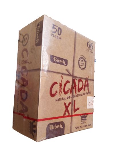 Box Of Cicada Kingsize Raw Rolling Papers