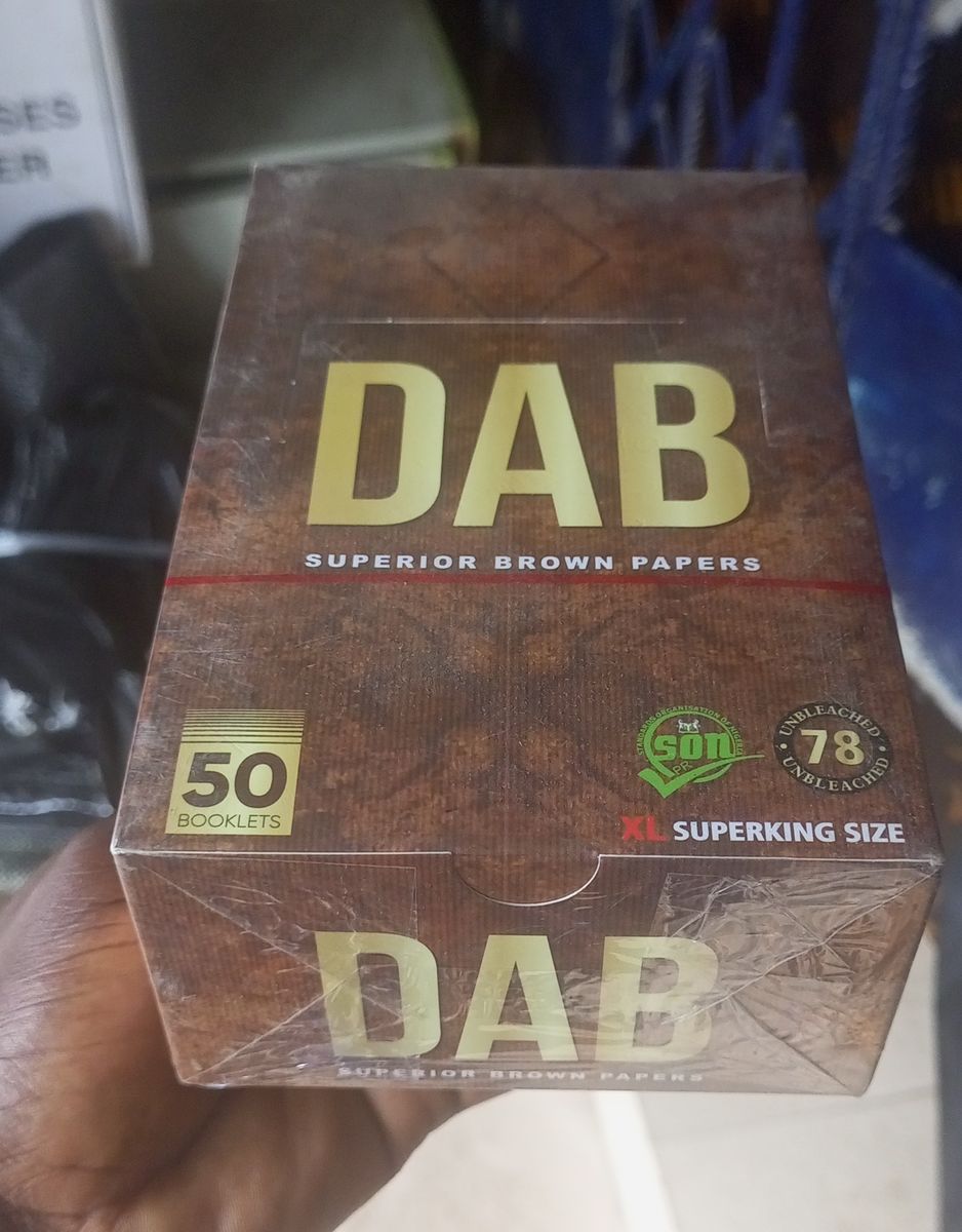 A Box Of DAB Kingsize Rolling Papers