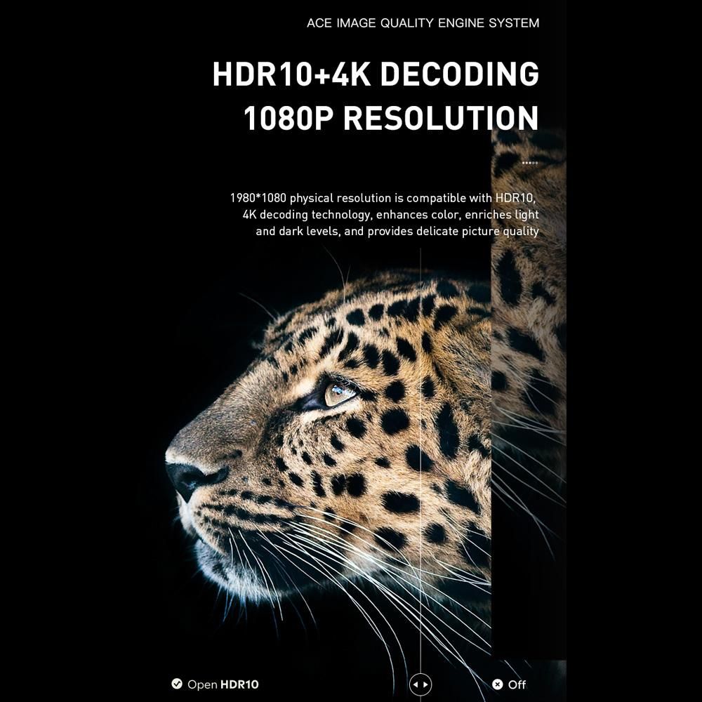 ZEEMR DIVA HD Projector 380ANSI Lumen Full HD 1080P Projector LED Theater BT4.04k Video Projector for Home Cinema