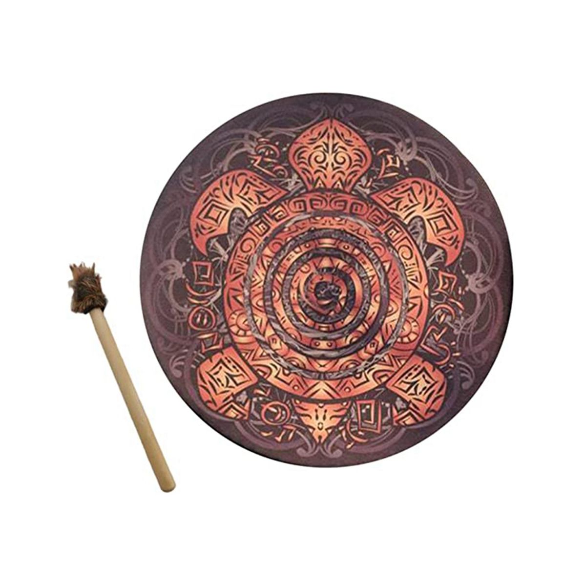 Shamanic Drums, 10-Inch Tree Decorative