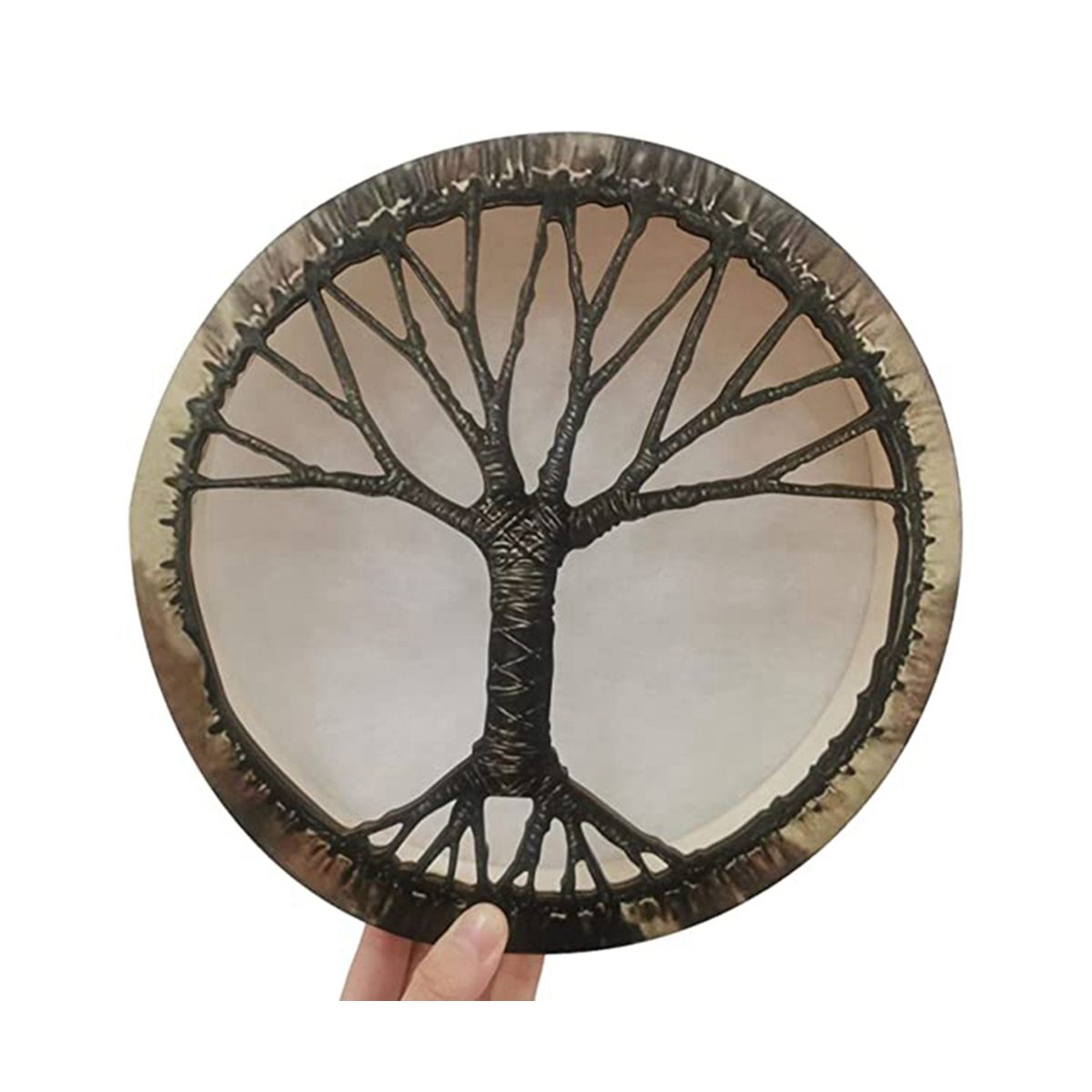 Shamanic Drums, 10-Inch Tree Decorative