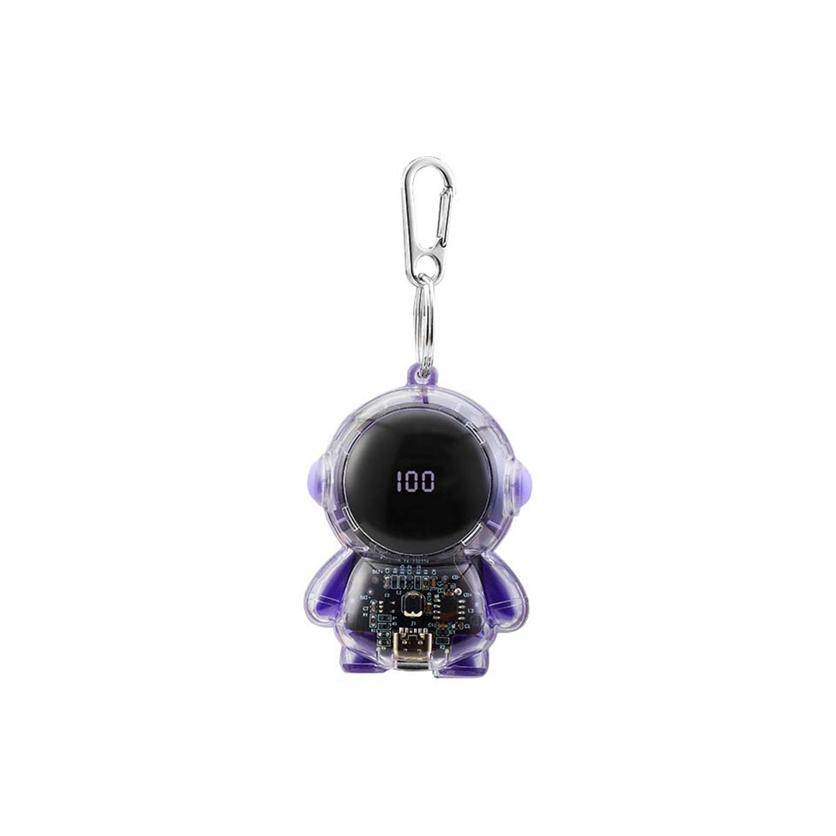 Mini Keychain  Digital Display Spaceman Power Pod 1500MAh D
