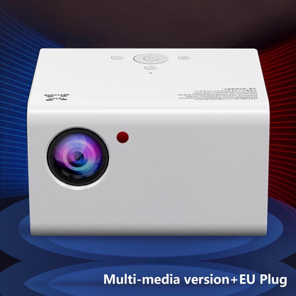 TOPRECIS T10 1080P Full HD Home Projector Andriod TV Projector Built-in Speaker HiFi Stereo Home Theater Compatible with USB/HDMI/AV/AC/IR/Audio Smart Cinema Video Projector
