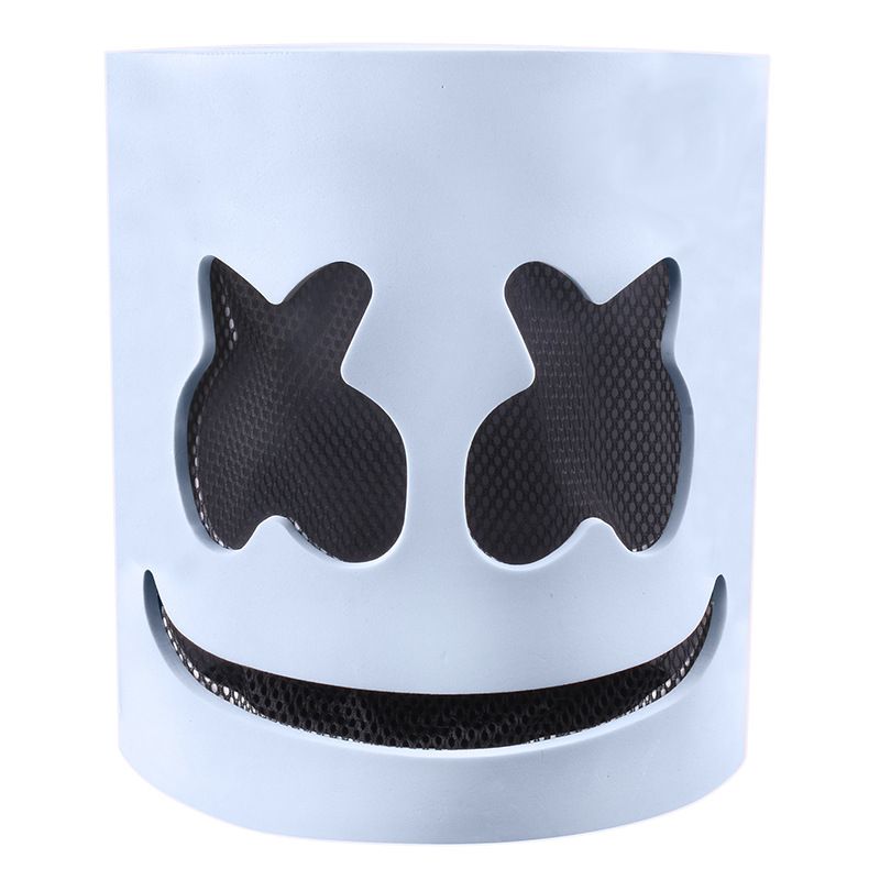 LED Marshmallow Cos Mask Syllable DJ Marshmello Same Mask