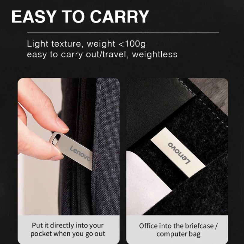 1TB Flash PenDrive USB High Speed Memory Disk - Silver