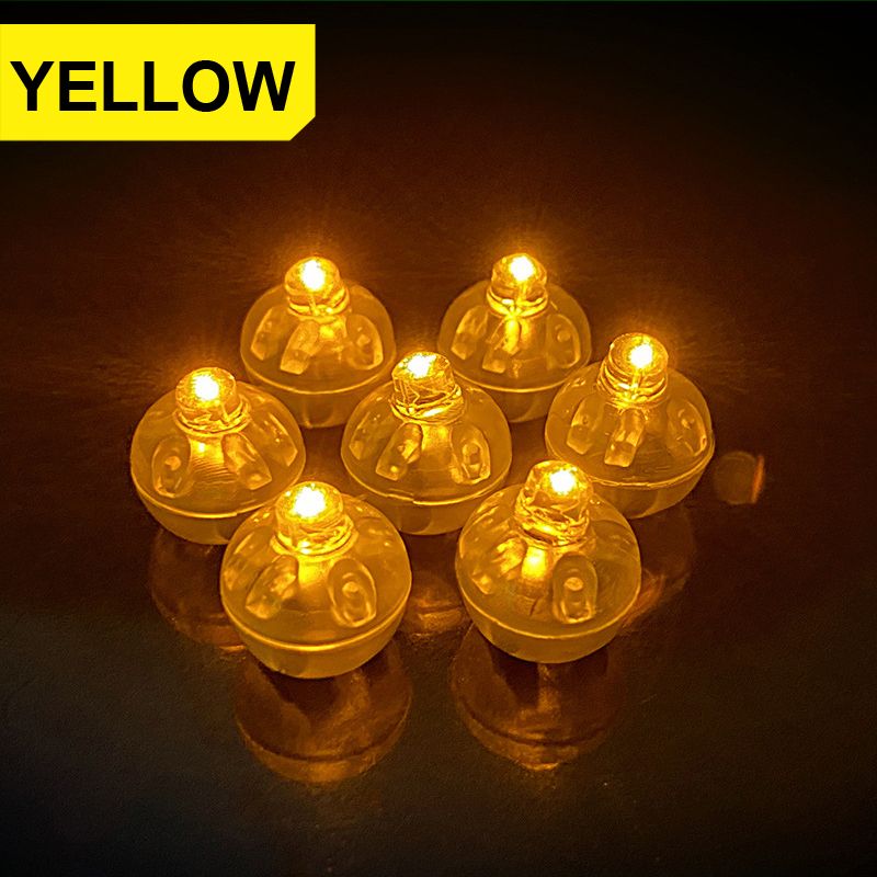 LED Balloon Light,Tiny Led Light Mini Round Led-Yellow