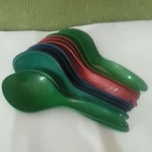 12 Various Colour Food Dishing Plastic Spoon Souvenir