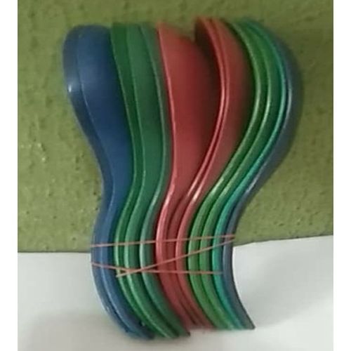 12 Various Colour Food Dishing Plastic Spoon Souvenir