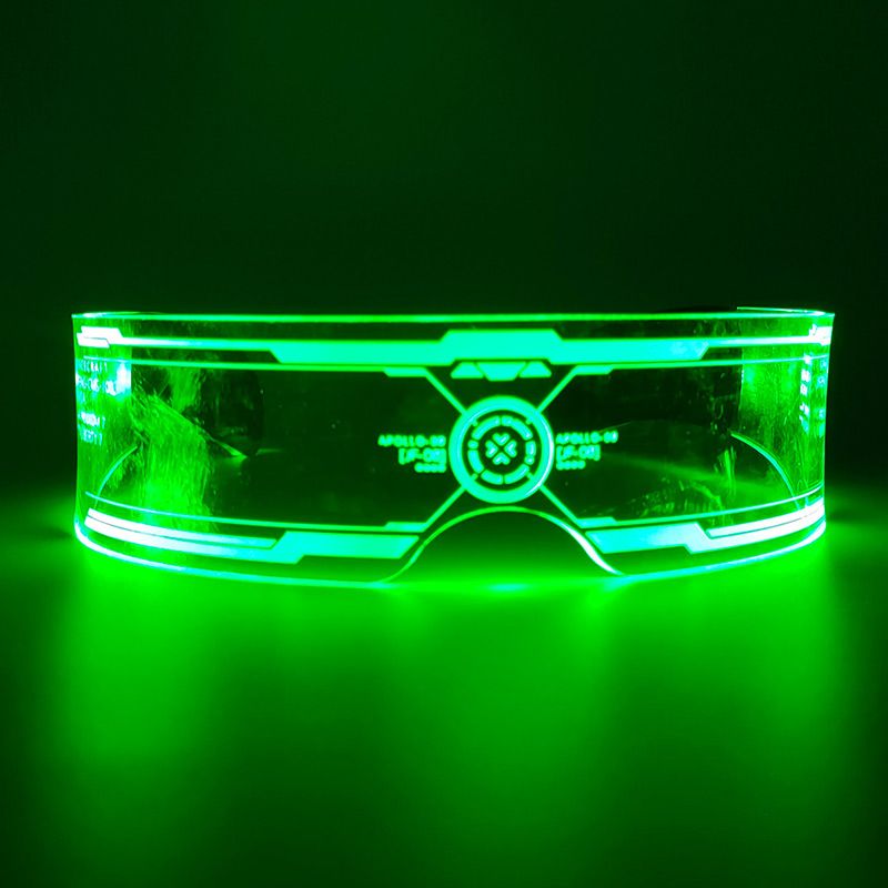 Cool Led Glasses Luminous Sunglasses Cyberpunk  Flash Party