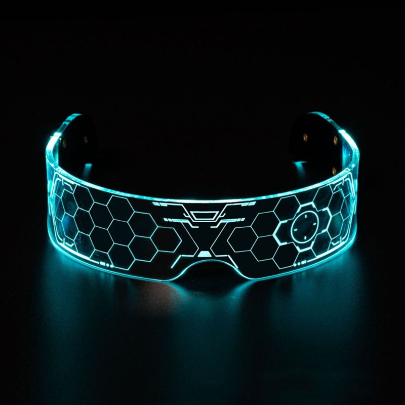 Cool Led Glasses Luminous Sunglasses Cyberpunk  Flash Party
