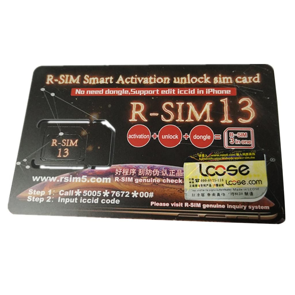 R-sim Unlock Card, Global Universal 3 In 1 Unlock Card For IPhone XR