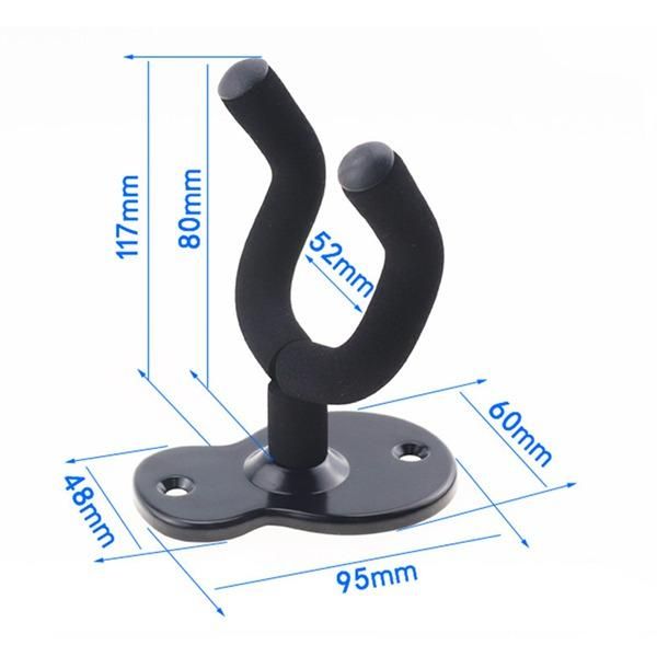 Guitar Wall Mount Hanger Stands Holders Hooks Studio Guitar