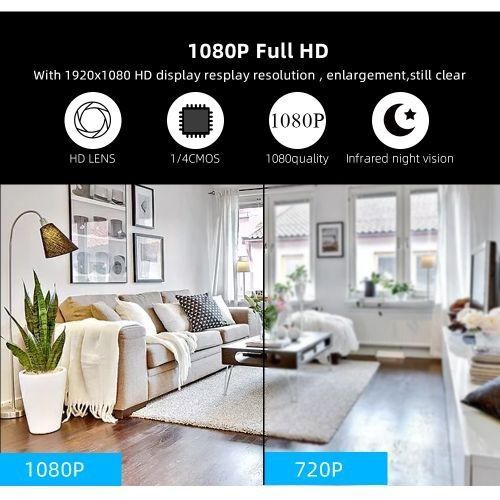 1080P Wireless Mini WiFi Camera Home Security Camera IP CCTV Surveillance IR Night Vision Motion