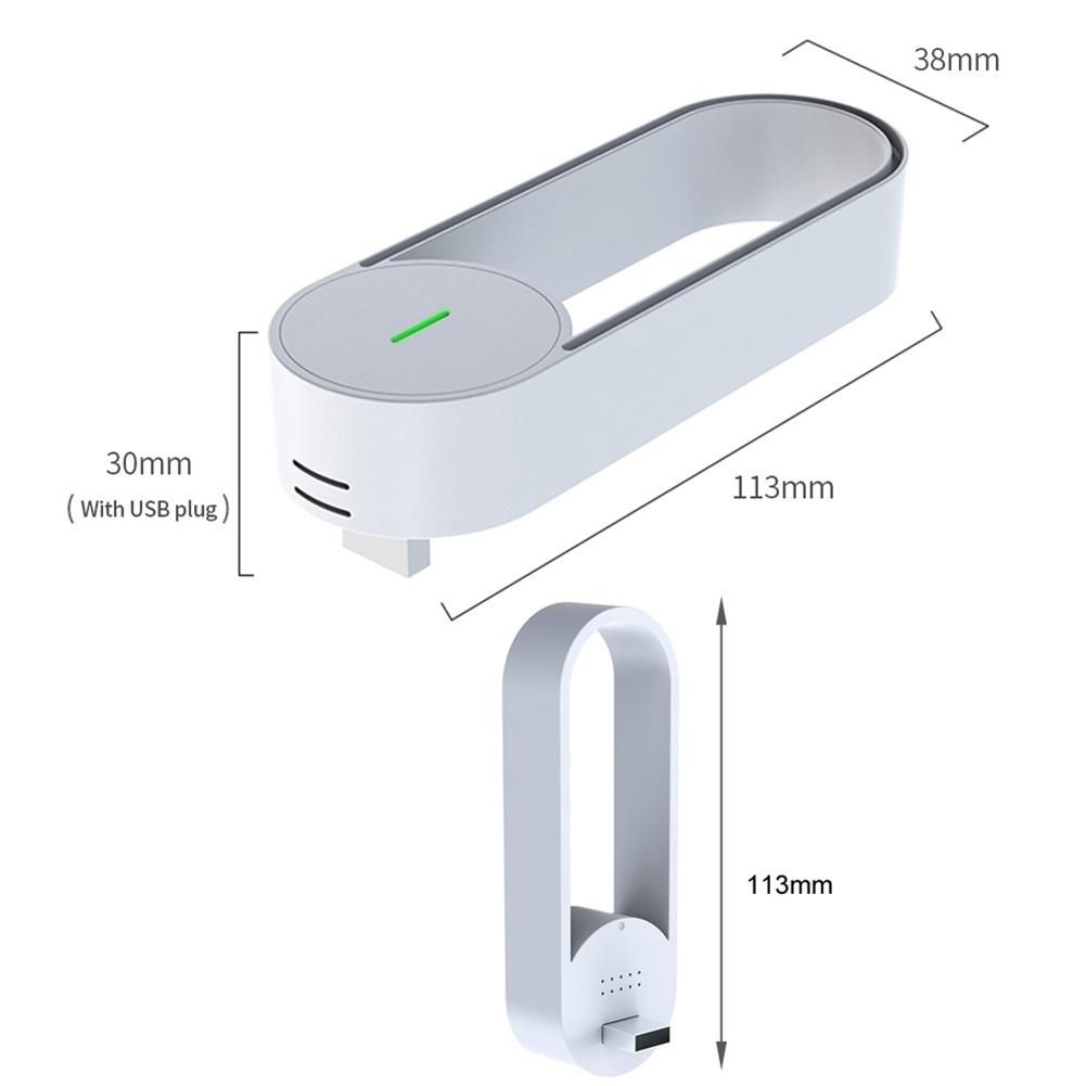 House Air Purifier Ionizer Electric Automatic Car Home White