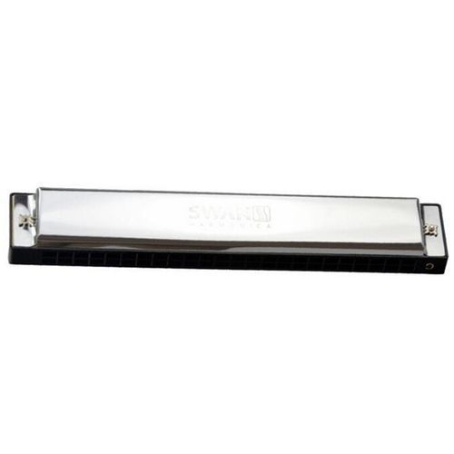 24 Holes Key Of C Tremolo Harmonica Harp Mouth Organ With Case