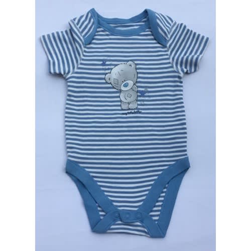 Pure Soft Cotton Short Sleeve Boy's Bodysuits  - 5 piece