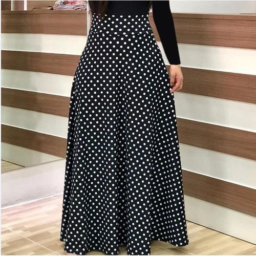 Women's Floral Sleeve Office Dresses Classic Corporate Dinner Long Growns  - Black