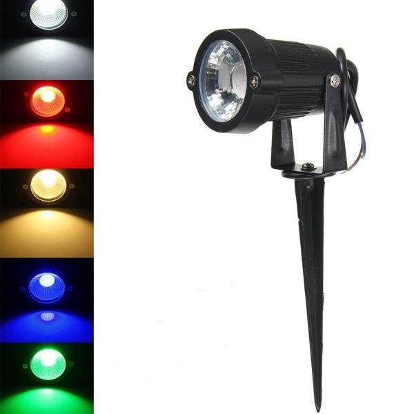 3W IP65 LED Flood Light With Rod For Outdoor Landscape Garden Path AC85-265V (Warm White) Warm White