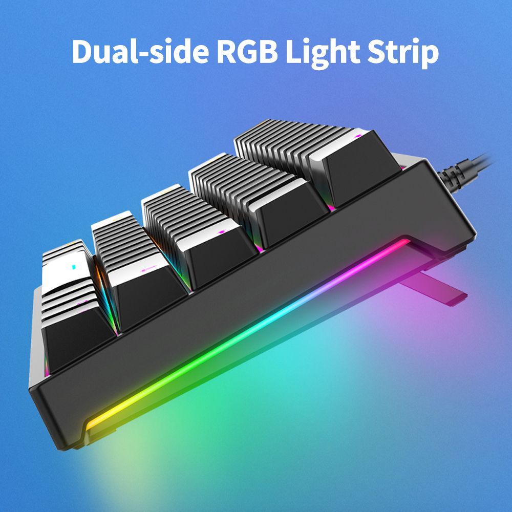 G101 61 Keys Wired Mechanical Keyboard RGB Backlight
