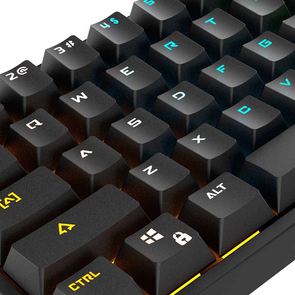 G101 61 Keys Wired Mechanical Keyboard RGB Backlight