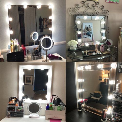 Vanity LED Make Up Mirror Lights Kit With 12 Bulbs & 3 Modes