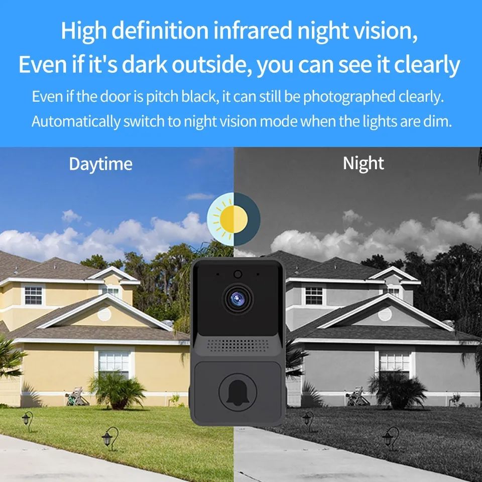 Video Door Bell WiFi Smart DoorBell With Camera & Phone App