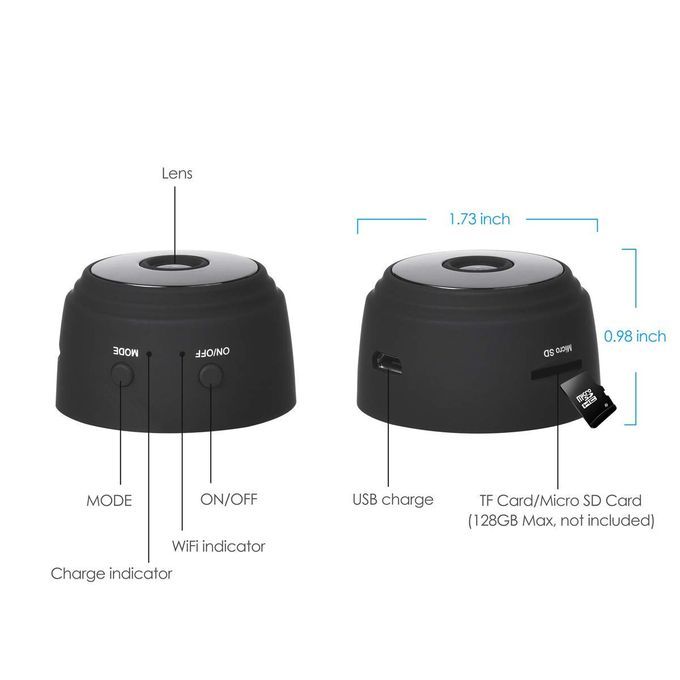 Wireless Hidden Camera WiFi Remote Security Camera