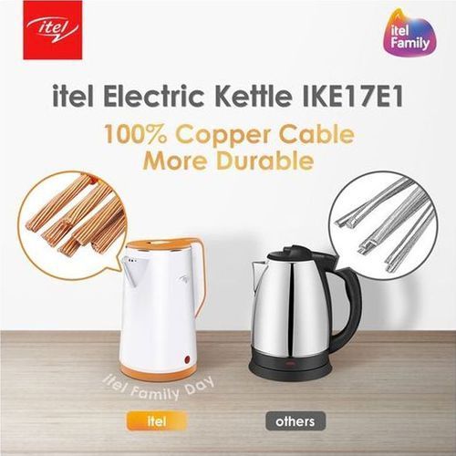 1.7 Litre Cordless Electric Kettle Jug1700Watts,IKE17U1