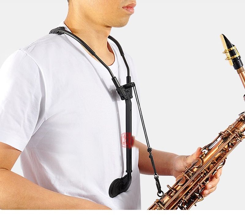 Jazzlab Saxholder Alto Tenor Saxophone Neck Shoulder Strap Belt Musical Woodwind Parts Accessories