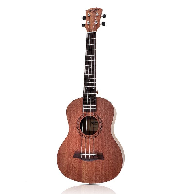 26 Inch Mahogany Wood 18 Fret Tenor Ukulele Acoustic Cutaway Guitar Mahogany Wood Ukelele Hawaii 4 String Guitarra