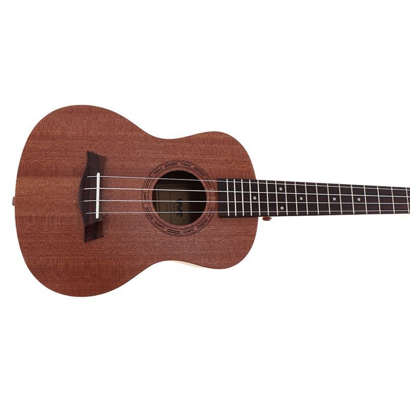 26 Inch Mahogany Wood 18 Fret Tenor Ukulele Acoustic Cutaway Guitar Mahogany Wood Ukelele Hawaii 4 String Guitarra