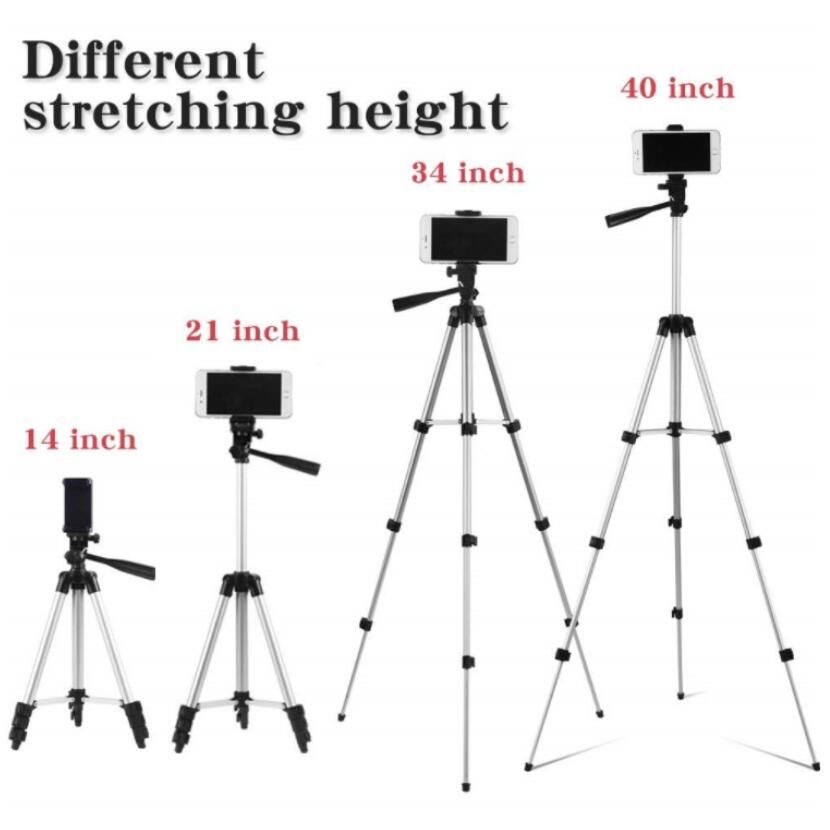 Tripod Stand Adjustable Selfie Stick Phone Camera Stand Holder + Bluetooth Remote Control