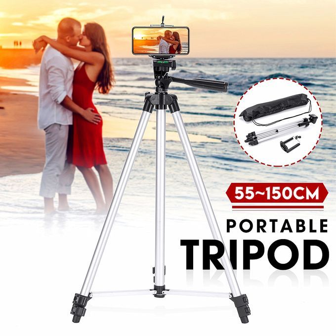 Tripod Stand Adjustable Selfie Stick Phone Camera Stand Holder + Bluetooth Remote Control
