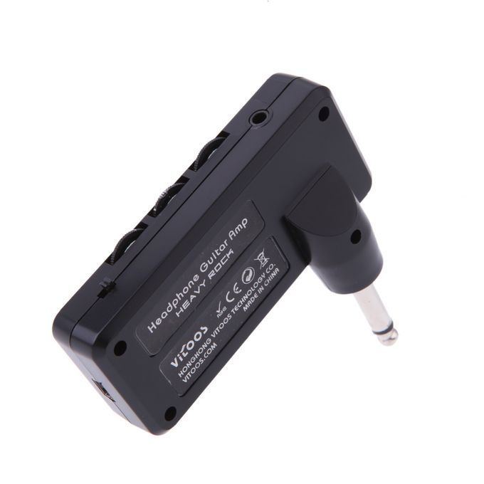 Vitoos Electric Guitar Plug Mini Headphone Amp Amplifier