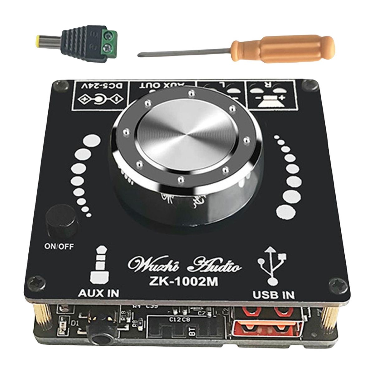 Zk-1002M Power Audio Amplifier Board 100W+100W Dual Channel Bluetooth
