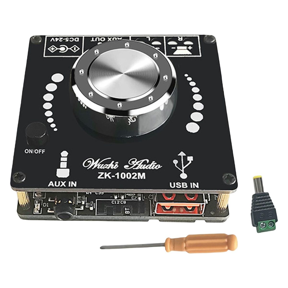 Zk-1002M Power Audio Amplifier Board 100W+100W Dual Channel Bluetooth