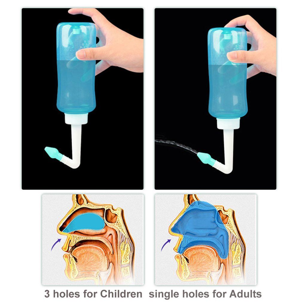 Household Nasal Wash Pot Sinus Nose Cleaner 300ml