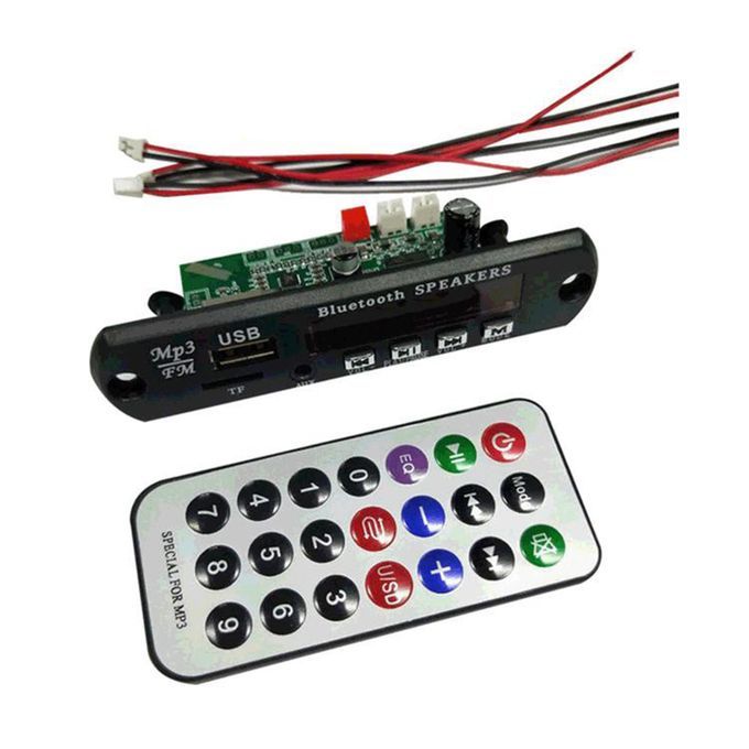 Car MP3 Decoder Board FM Radio Bluetooth 5.0 Speaker Module Support
